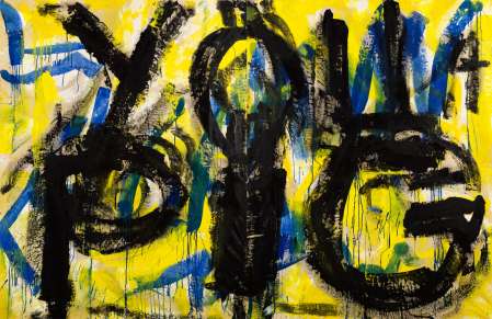 ter Hell · <strong>You Pig</strong> · 2021 · 2-parts · 180 x 280 cm · acrylic on canvas