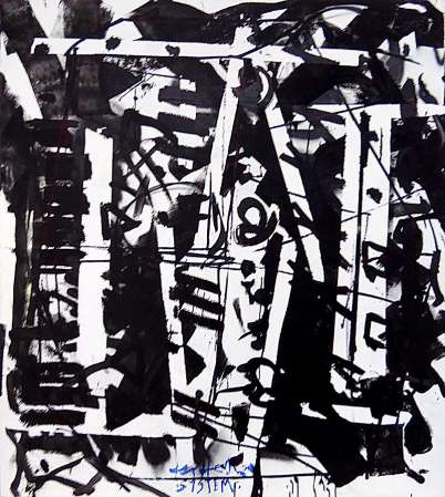 ter Hell · <strong>System</strong> · 2021 · 160 x 140 cm · acrylic on canvas