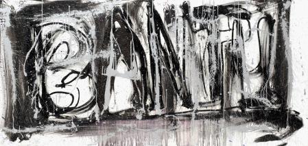 ter Hell · <strong>Bantu (Synekdoche 3/4)</strong> · 2013 · 4-part · each 90 x 190 cm · oil on canvas