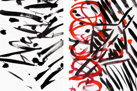 ter Hell · untitled · 2014 · each 90 x 65 cm · acrylic on paper